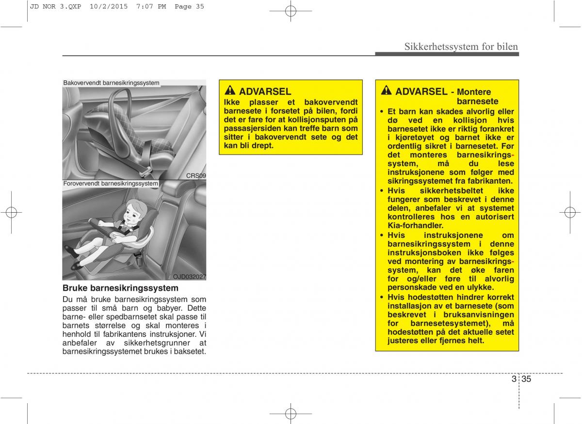 KIA Ceed II 2 bruksanvisningen / page 52