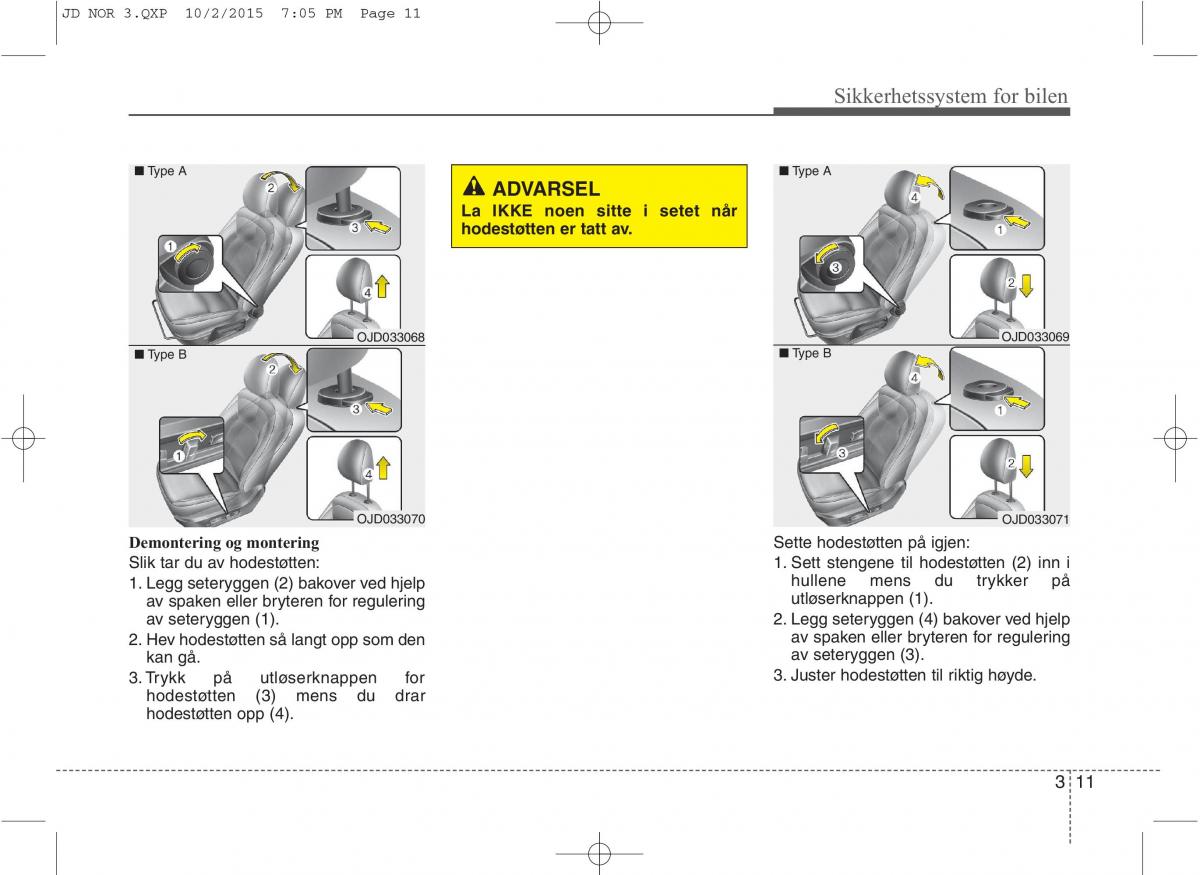 KIA Ceed II 2 bruksanvisningen / page 28