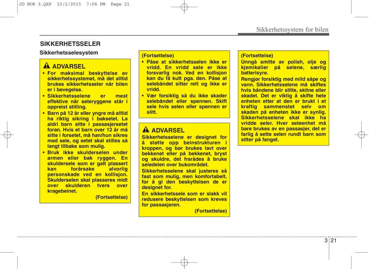 KIA Ceed II 2 bruksanvisningen / page 38