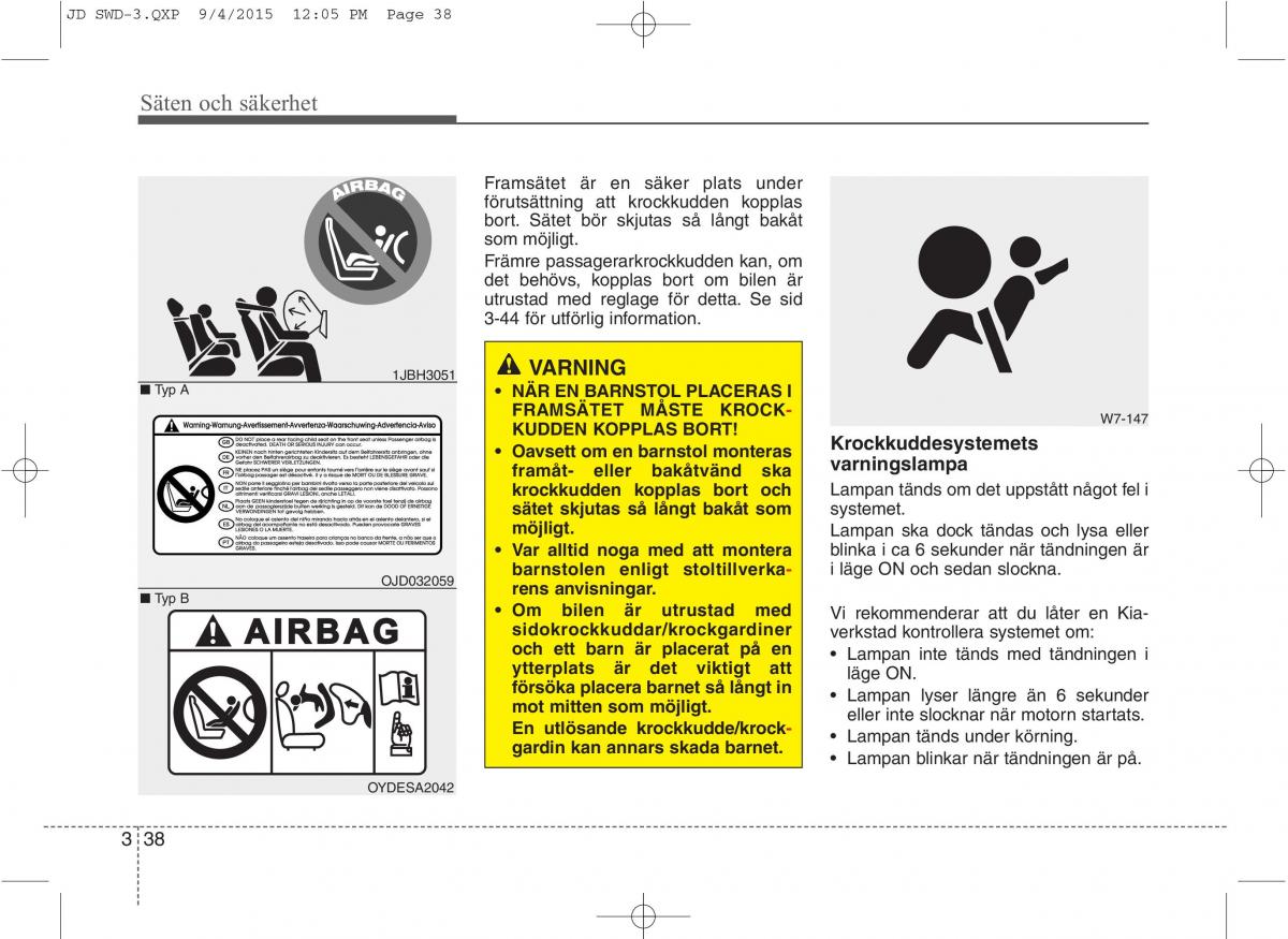 KIA Ceed II 2 instruktionsbok / page 55