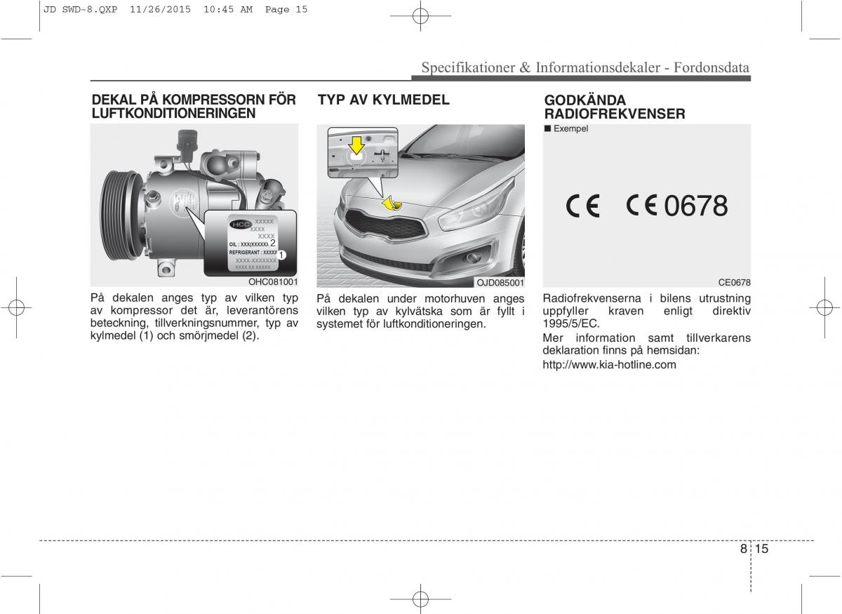 KIA Ceed II 2 instruktionsbok / page 567