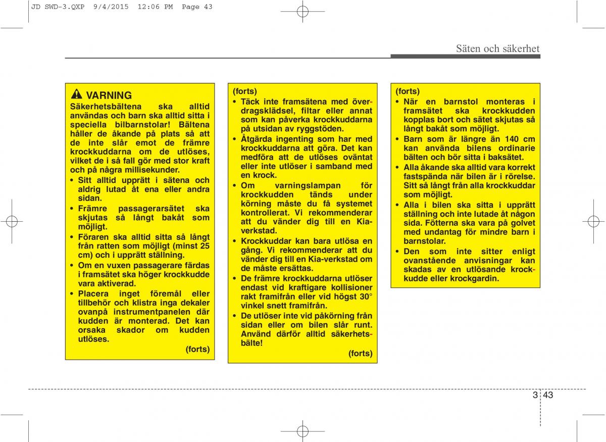 KIA Ceed II 2 instruktionsbok / page 60