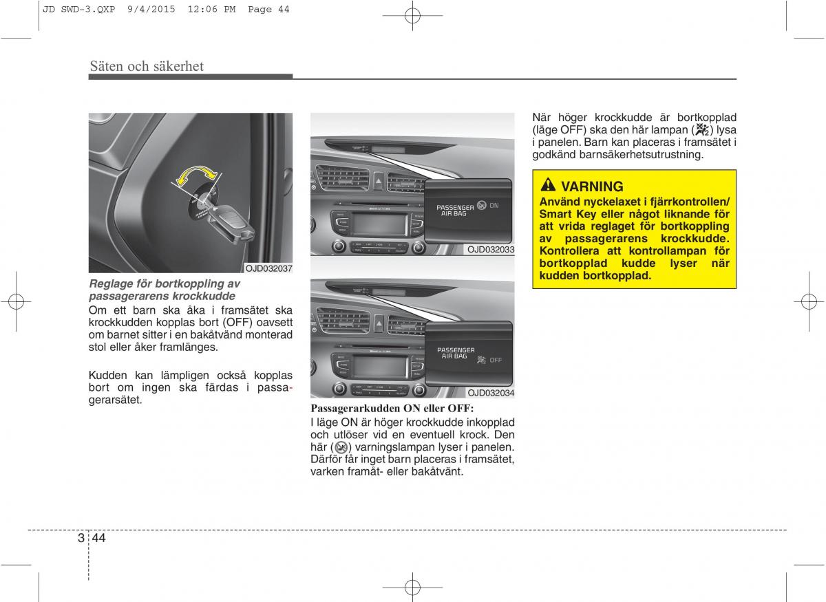 KIA Ceed II 2 instruktionsbok / page 61