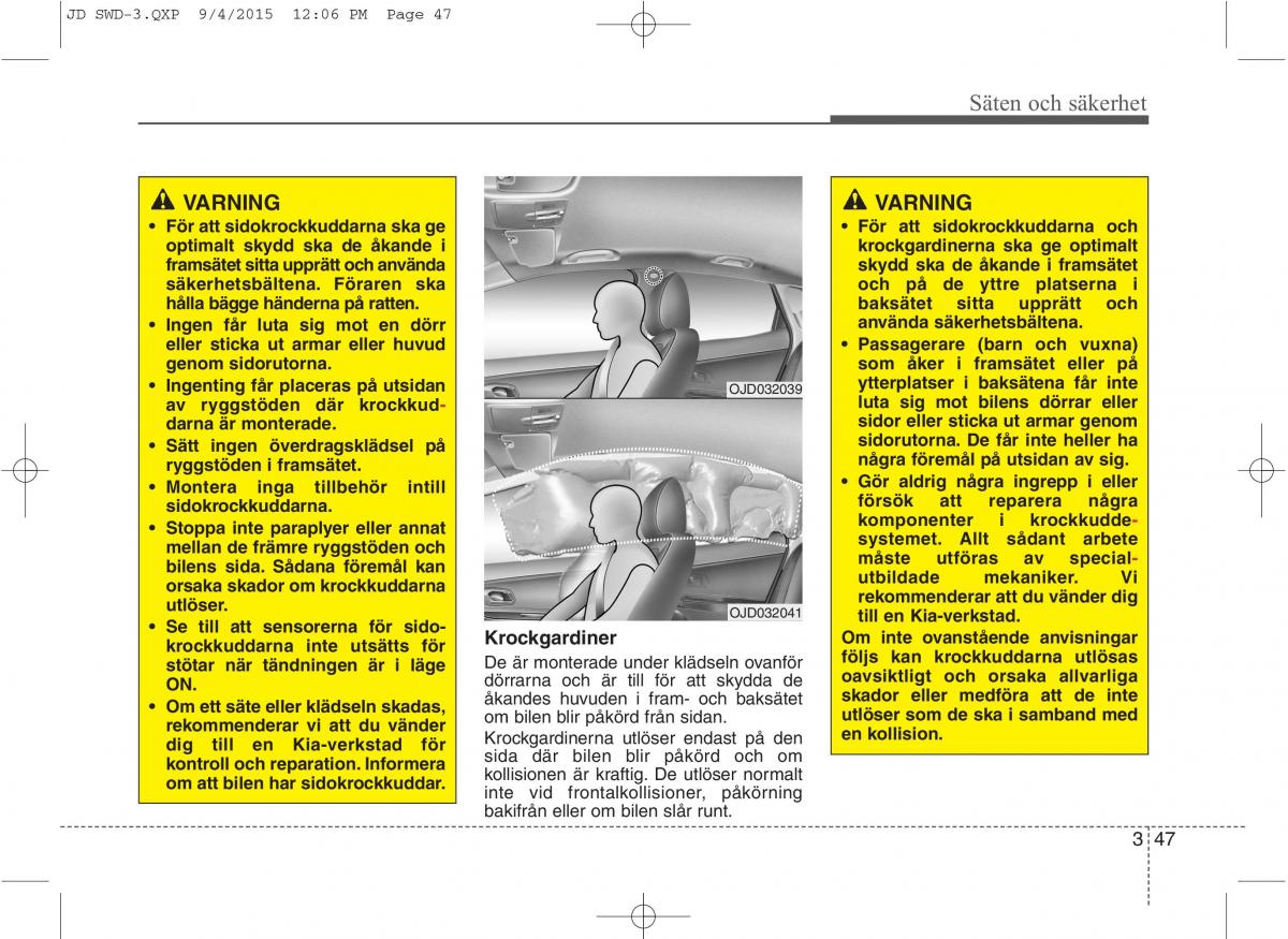 KIA Ceed II 2 instruktionsbok / page 64