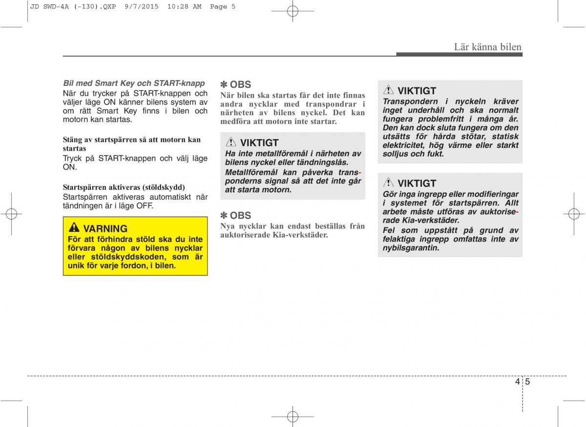 KIA Ceed II 2 instruktionsbok / page 76