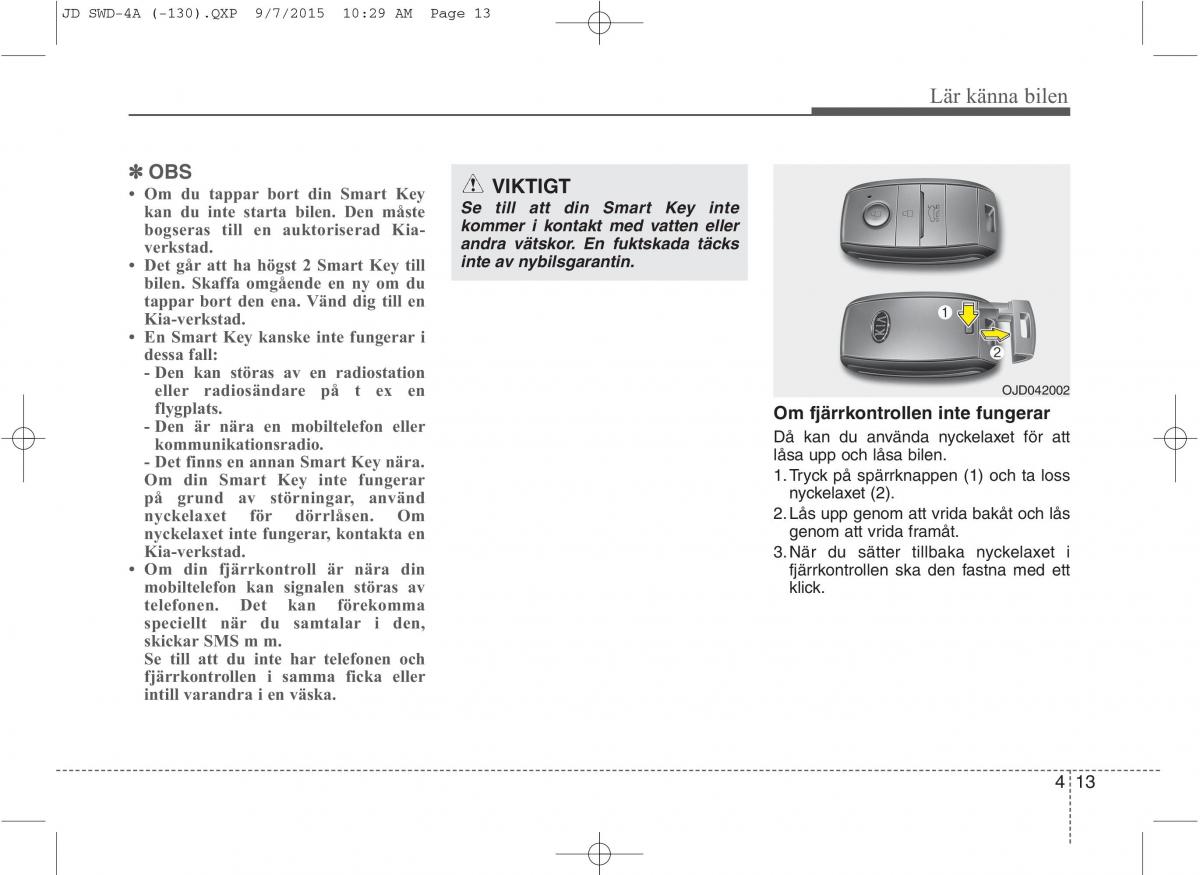 KIA Ceed II 2 instruktionsbok / page 84