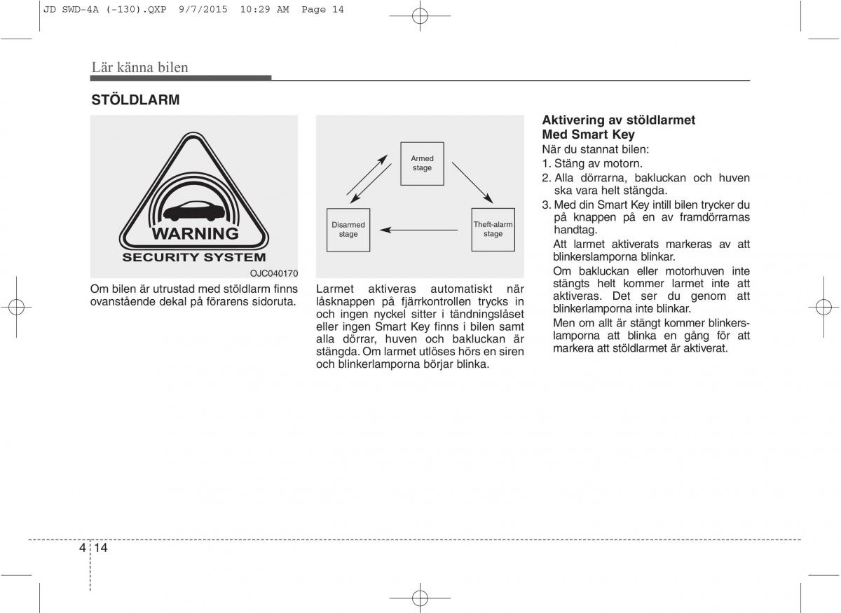 KIA Ceed II 2 instruktionsbok / page 85