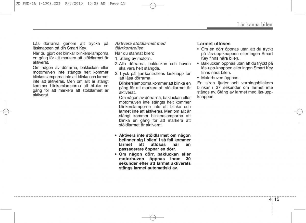 KIA Ceed II 2 instruktionsbok / page 86