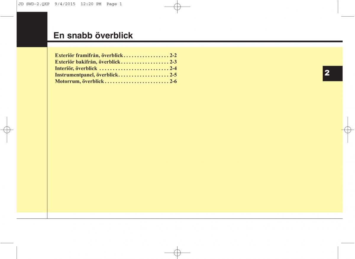 KIA Ceed II 2 instruktionsbok / page 9