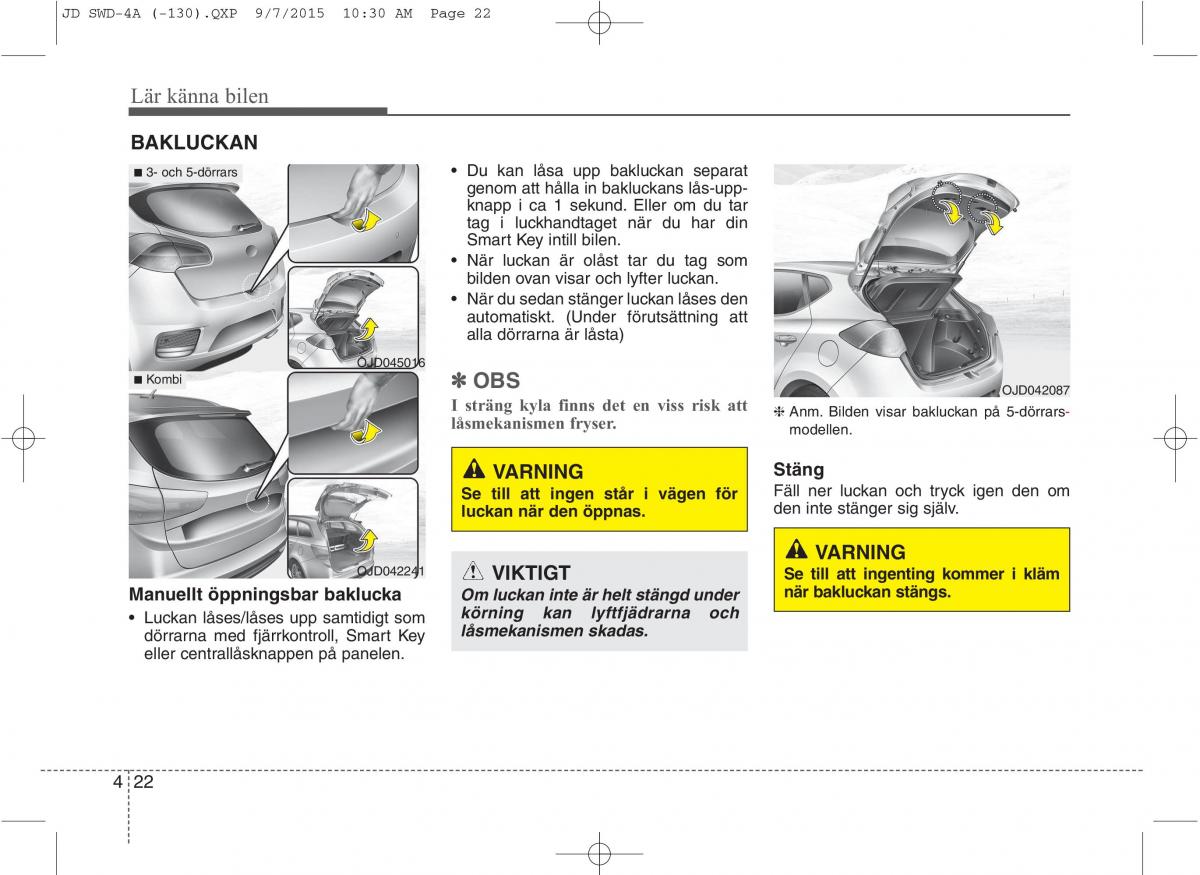 KIA Ceed II 2 instruktionsbok / page 93