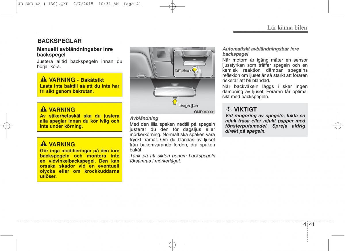 KIA Ceed II 2 instruktionsbok / page 112