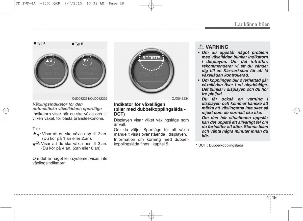 KIA Ceed II 2 instruktionsbok / page 120