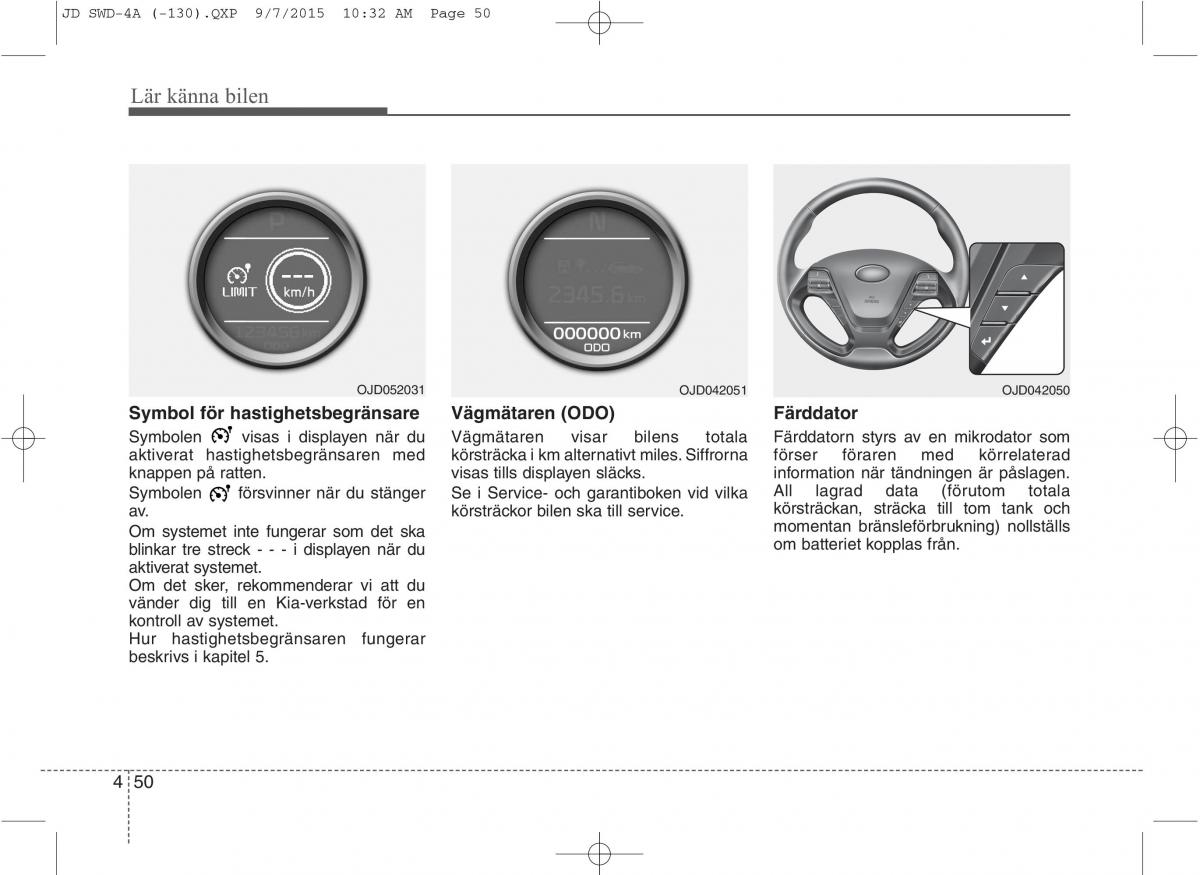 KIA Ceed II 2 instruktionsbok / page 121