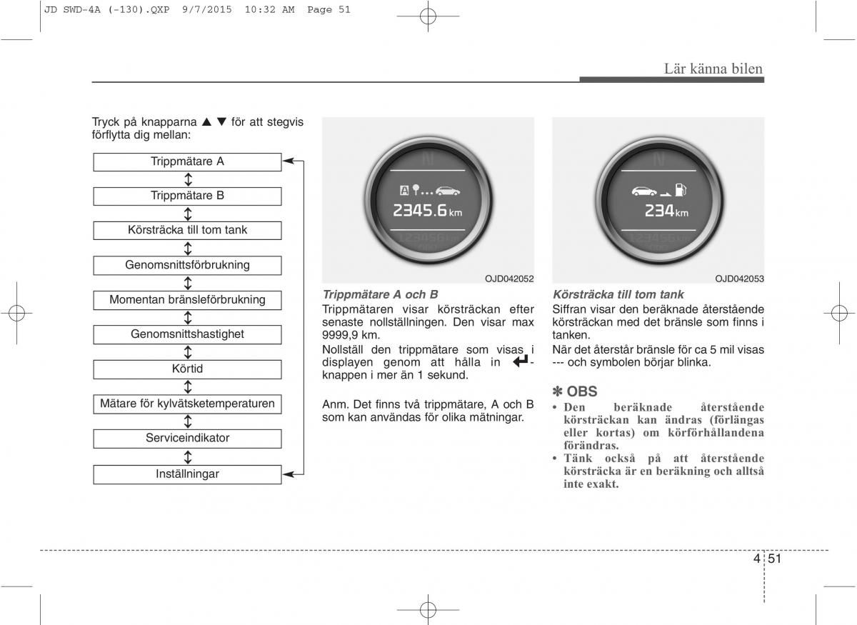 KIA Ceed II 2 instruktionsbok / page 122