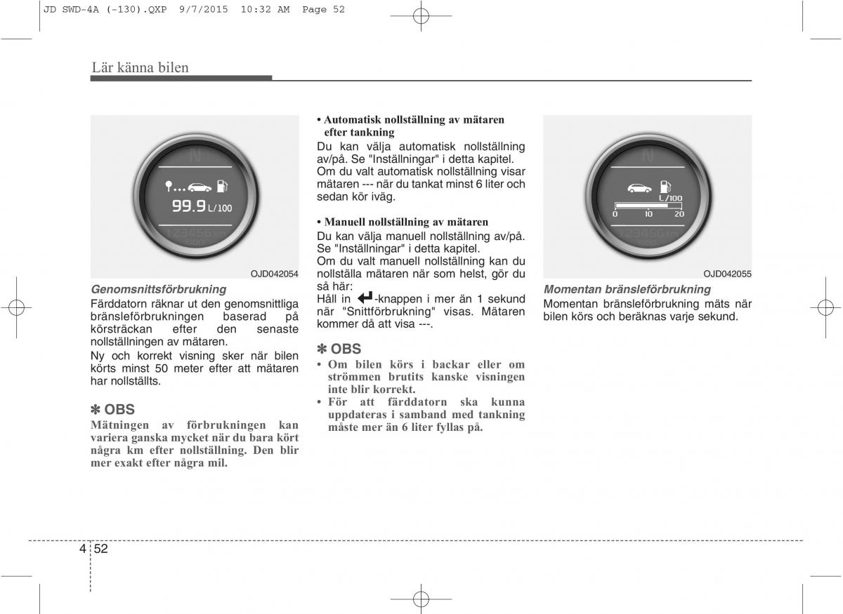 KIA Ceed II 2 instruktionsbok / page 123