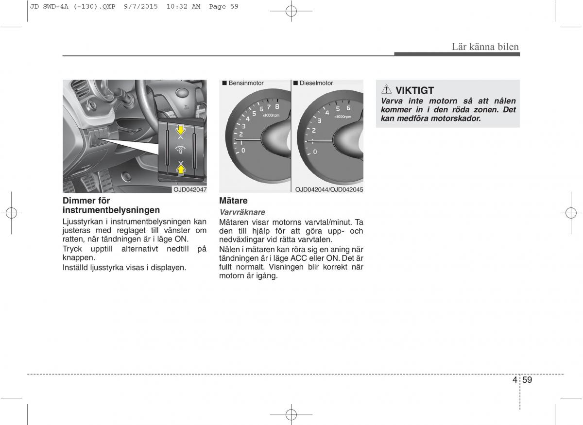 KIA Ceed II 2 instruktionsbok / page 130