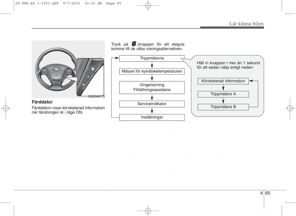 KIA Ceed II 2 instruktionsbok / page 136