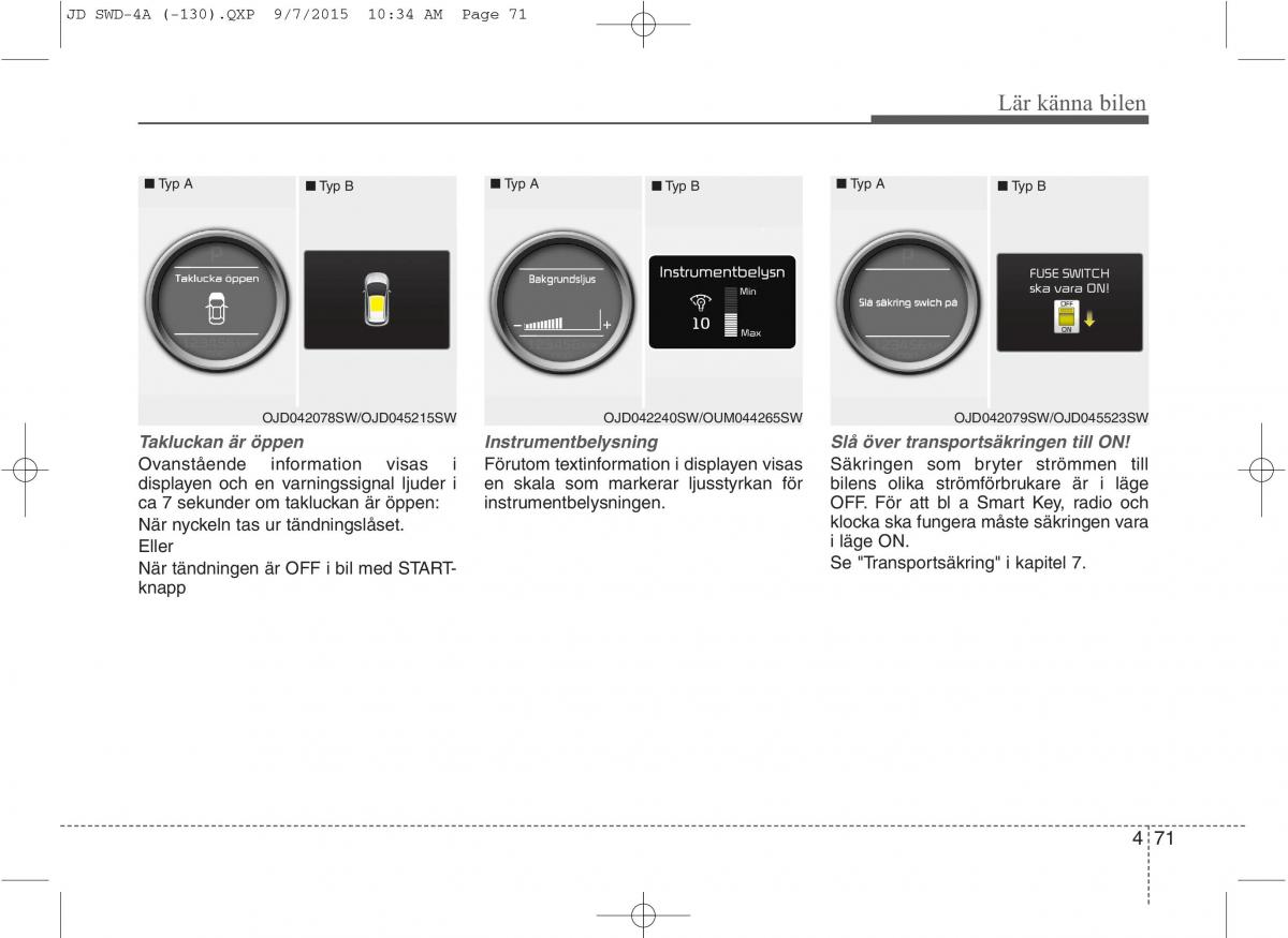 KIA Ceed II 2 instruktionsbok / page 142