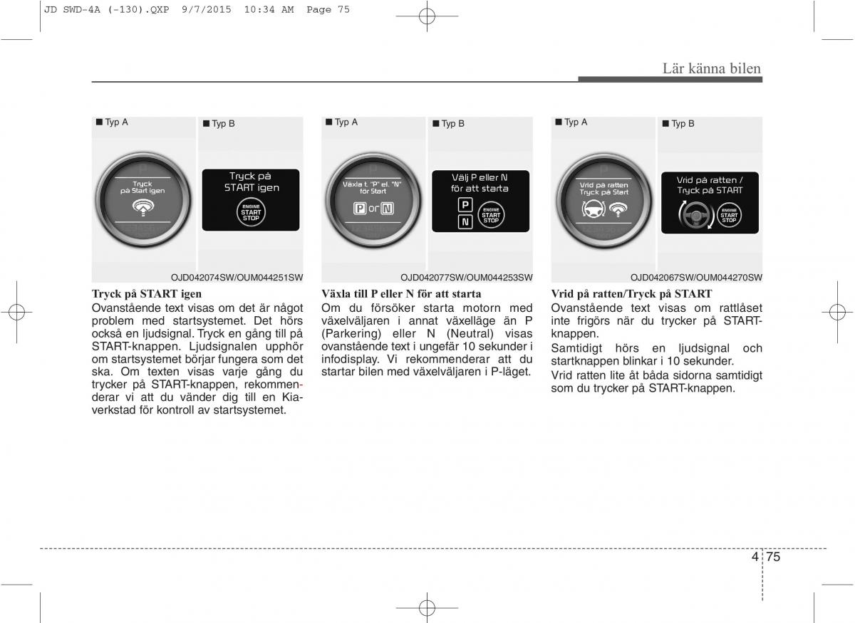 KIA Ceed II 2 instruktionsbok / page 146