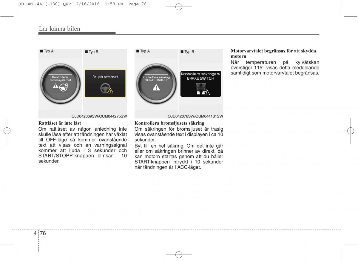 KIA Ceed II 2 instruktionsbok / page 147