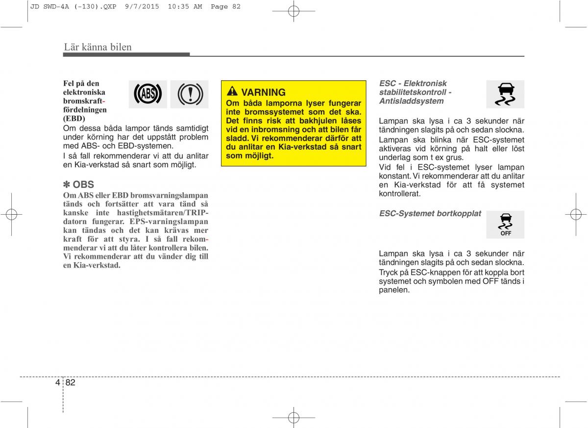 KIA Ceed II 2 instruktionsbok / page 153