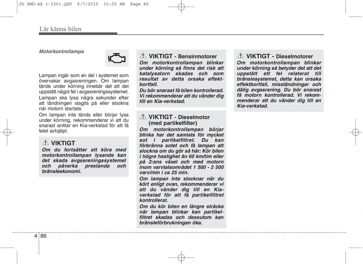 KIA Ceed II 2 instruktionsbok / page 157