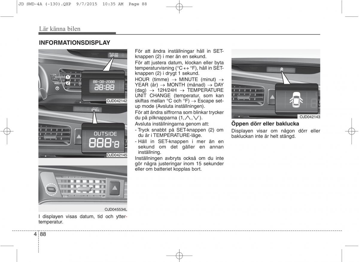 KIA Ceed II 2 instruktionsbok / page 159