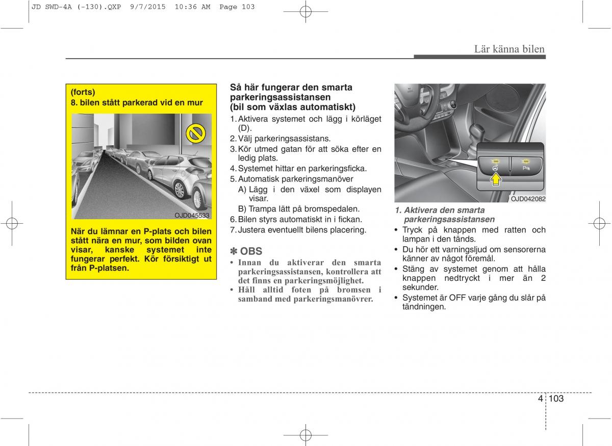 KIA Ceed II 2 instruktionsbok / page 174