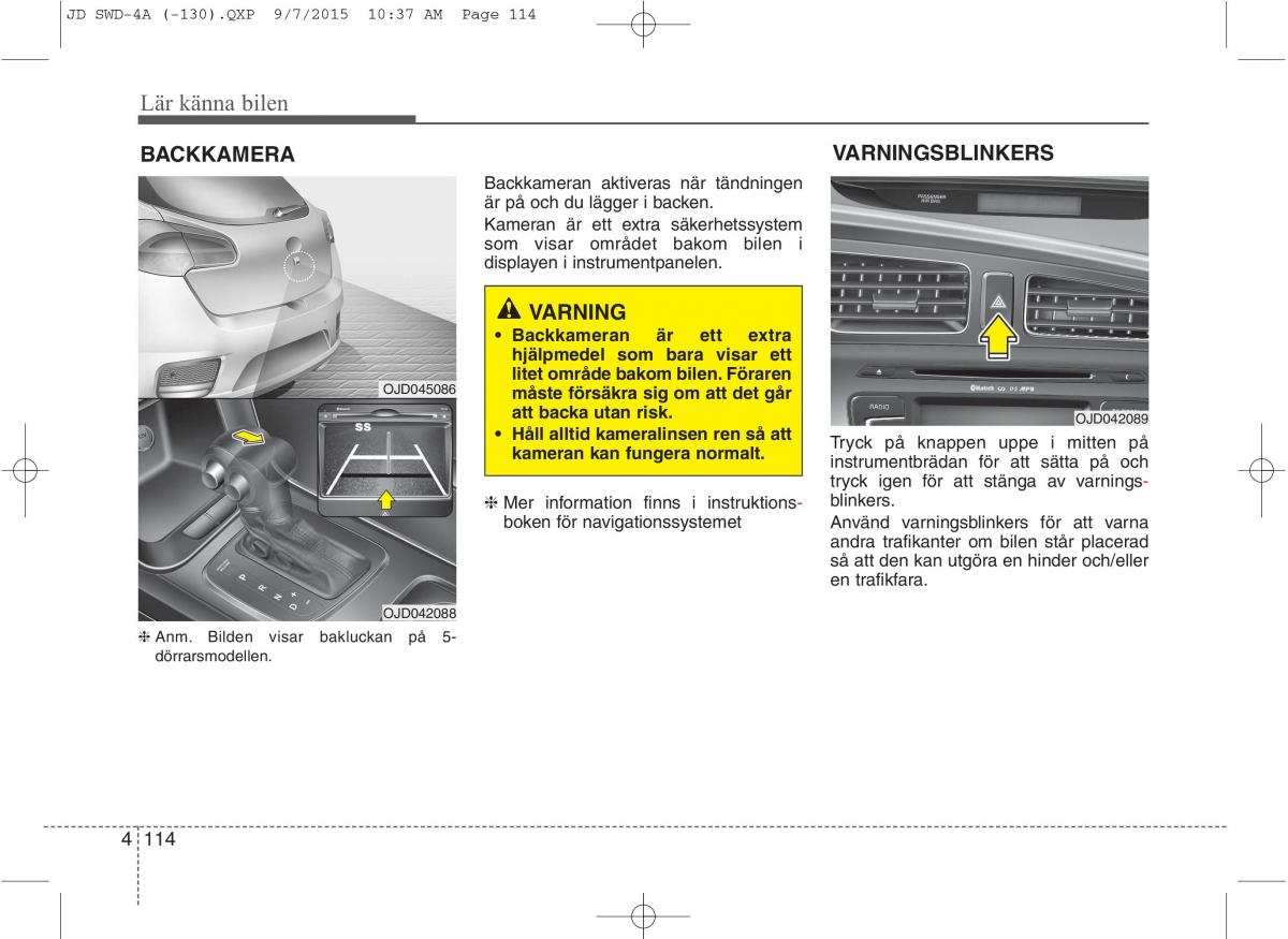 KIA Ceed II 2 instruktionsbok / page 185