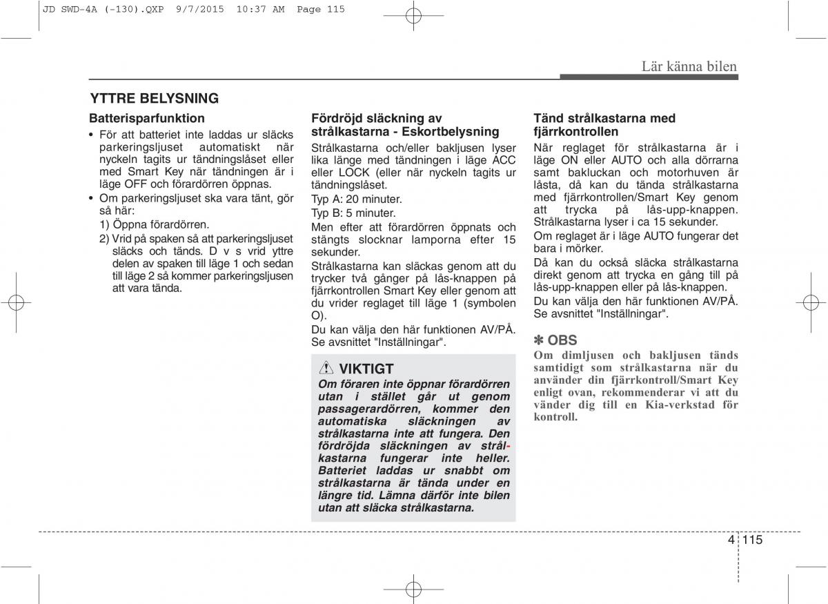 KIA Ceed II 2 instruktionsbok / page 186