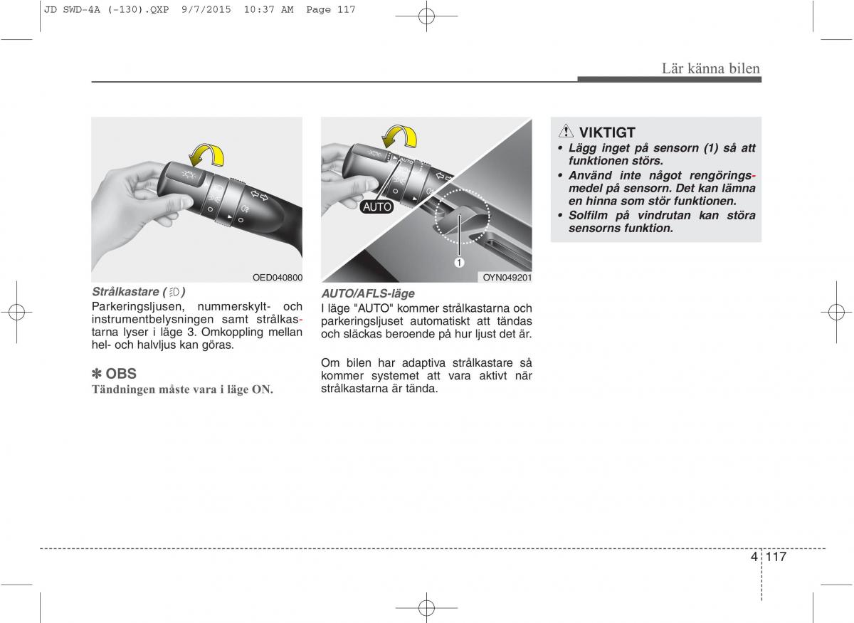 KIA Ceed II 2 instruktionsbok / page 188