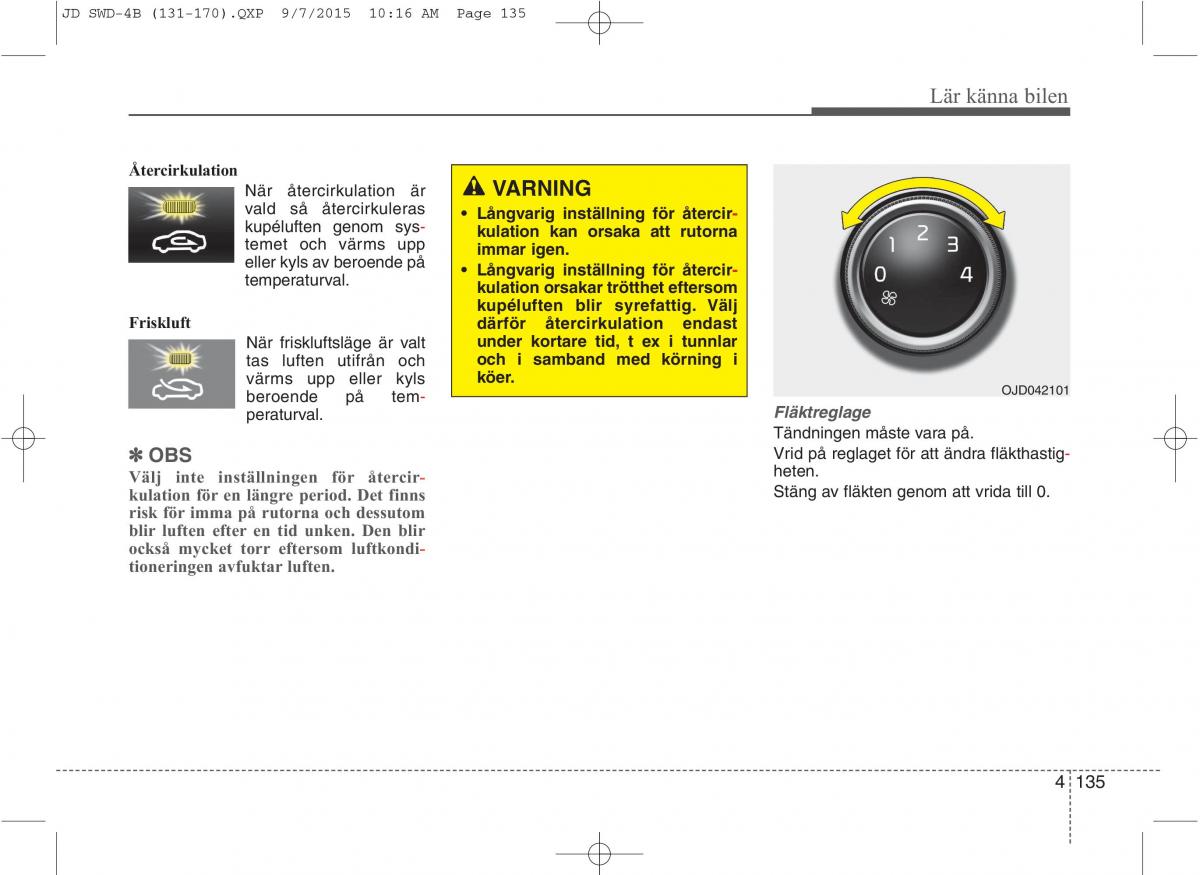 KIA Ceed II 2 instruktionsbok / page 206