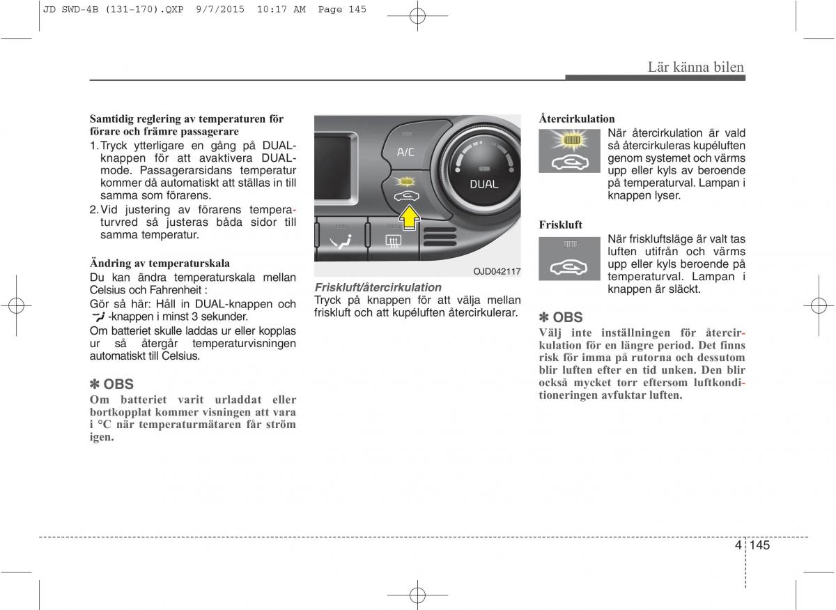 KIA Ceed II 2 instruktionsbok / page 216