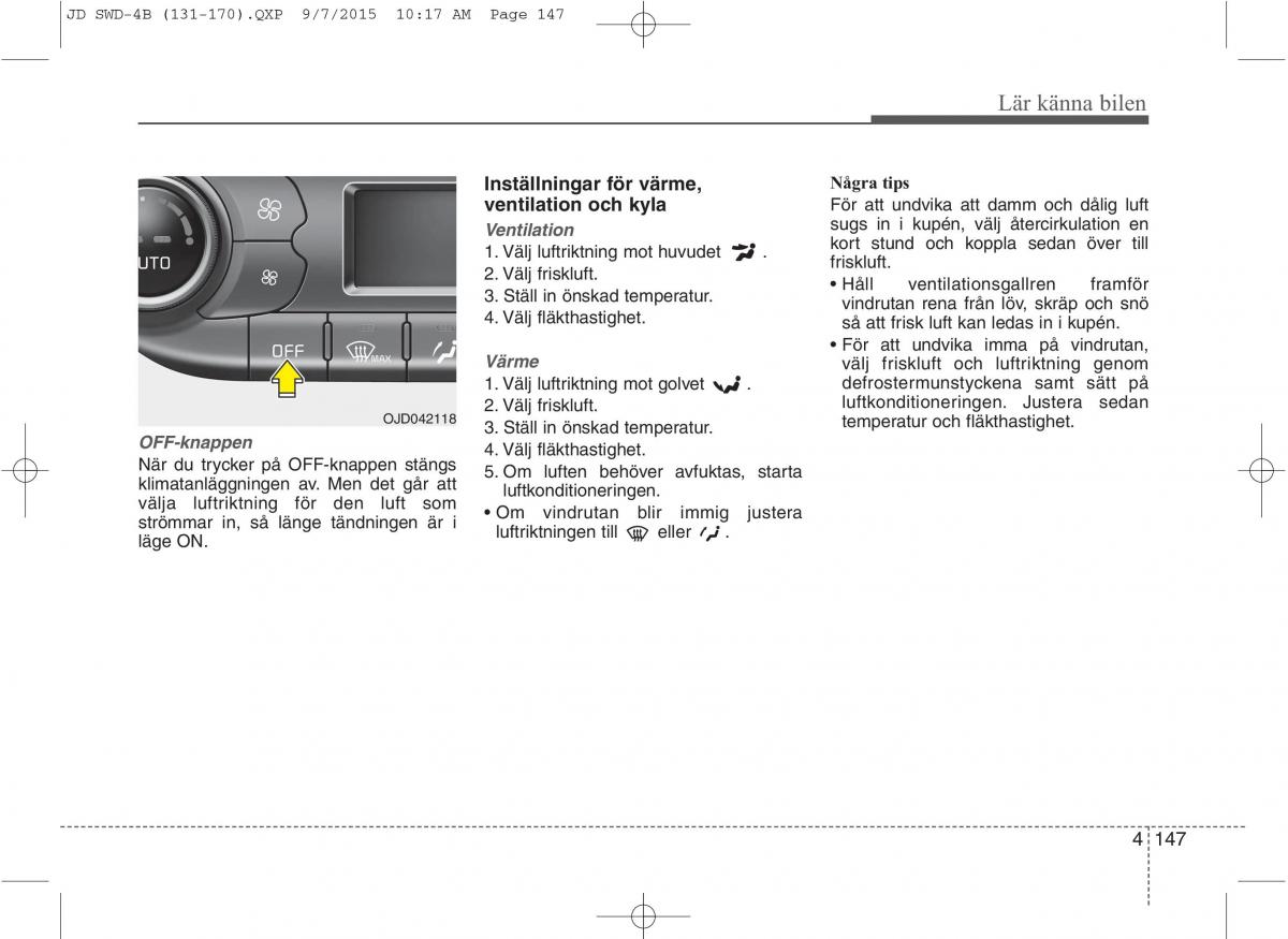 KIA Ceed II 2 instruktionsbok / page 218