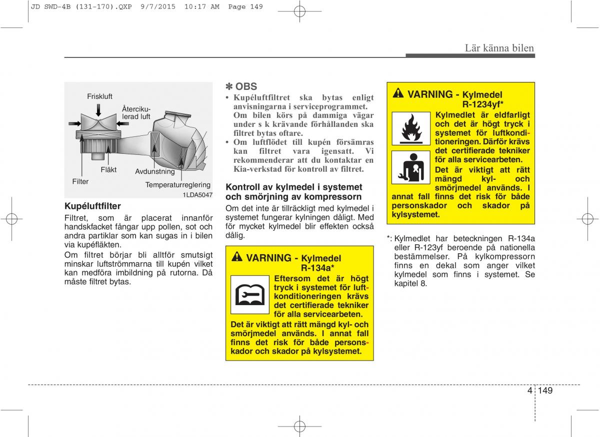 KIA Ceed II 2 instruktionsbok / page 220