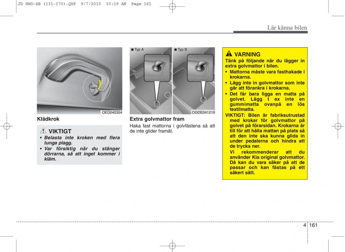 KIA Ceed II 2 instruktionsbok / page 232