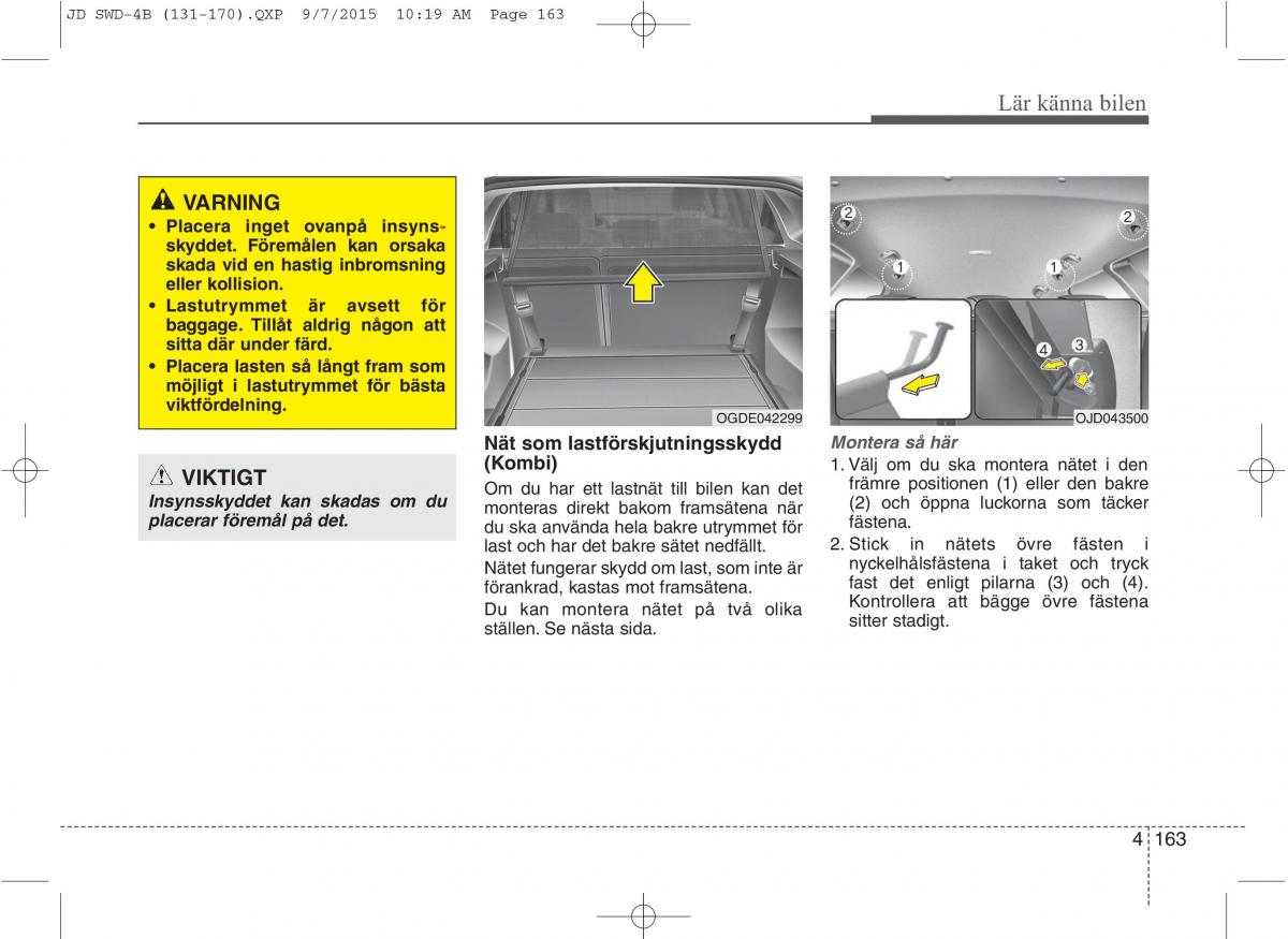 KIA Ceed II 2 instruktionsbok / page 234