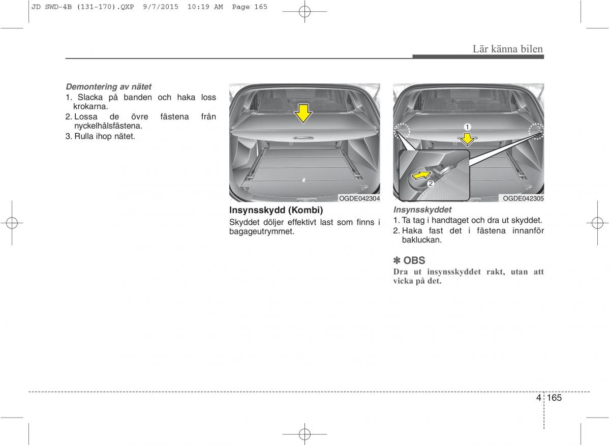 KIA Ceed II 2 instruktionsbok / page 236