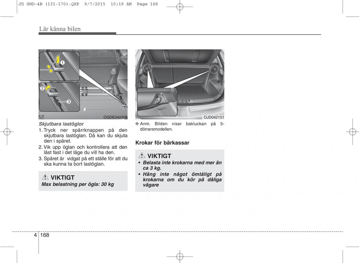 KIA Ceed II 2 instruktionsbok / page 239