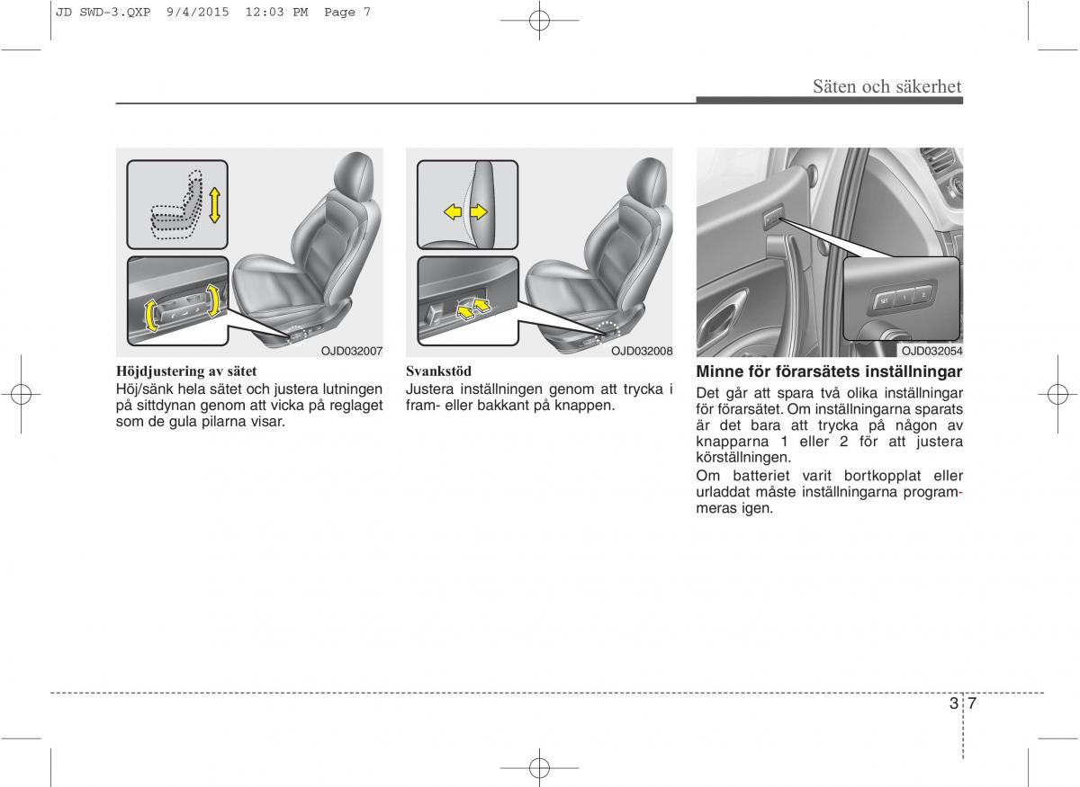 KIA Ceed II 2 instruktionsbok / page 24