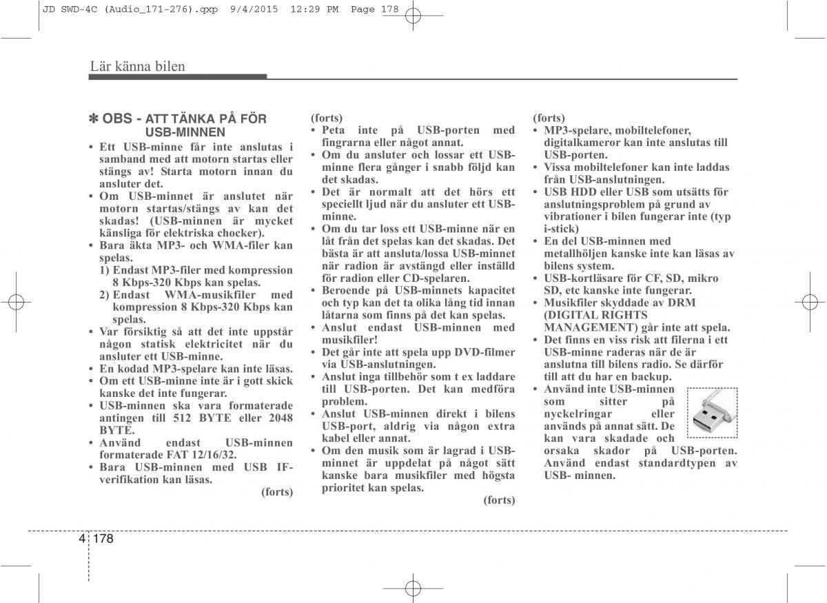 KIA Ceed II 2 instruktionsbok / page 249