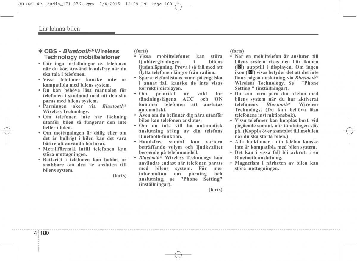 KIA Ceed II 2 instruktionsbok / page 251