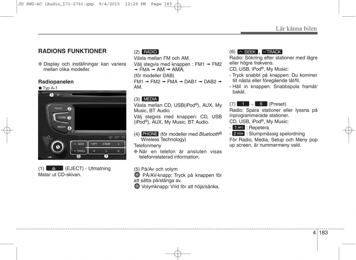 KIA Ceed II 2 instruktionsbok / page 254