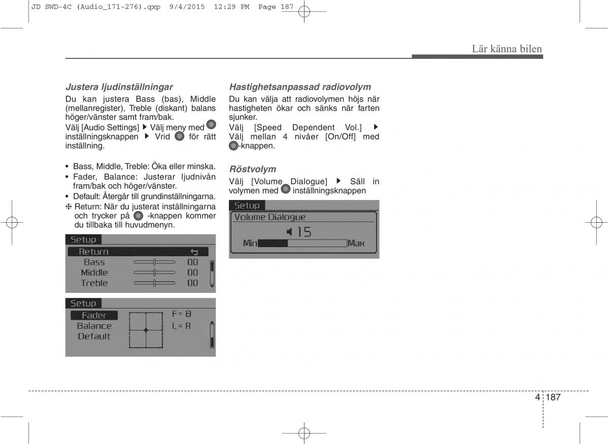 KIA Ceed II 2 instruktionsbok / page 258