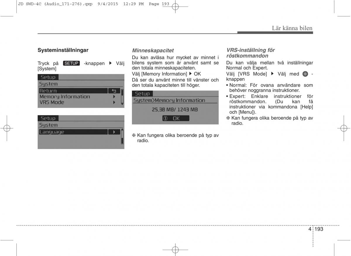 KIA Ceed II 2 instruktionsbok / page 264