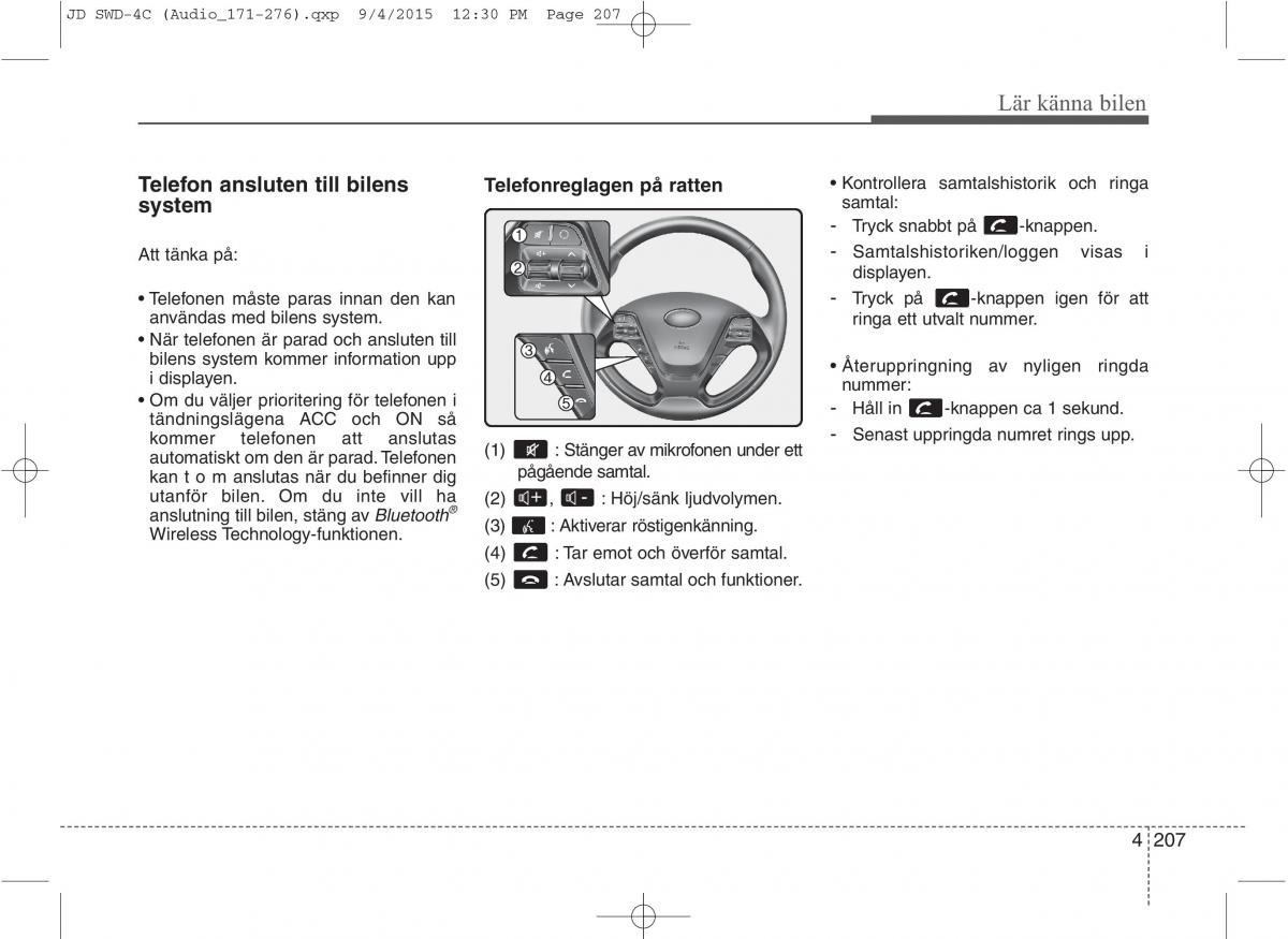 KIA Ceed II 2 instruktionsbok / page 278