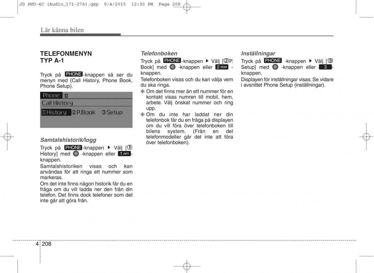 KIA Ceed II 2 instruktionsbok / page 279