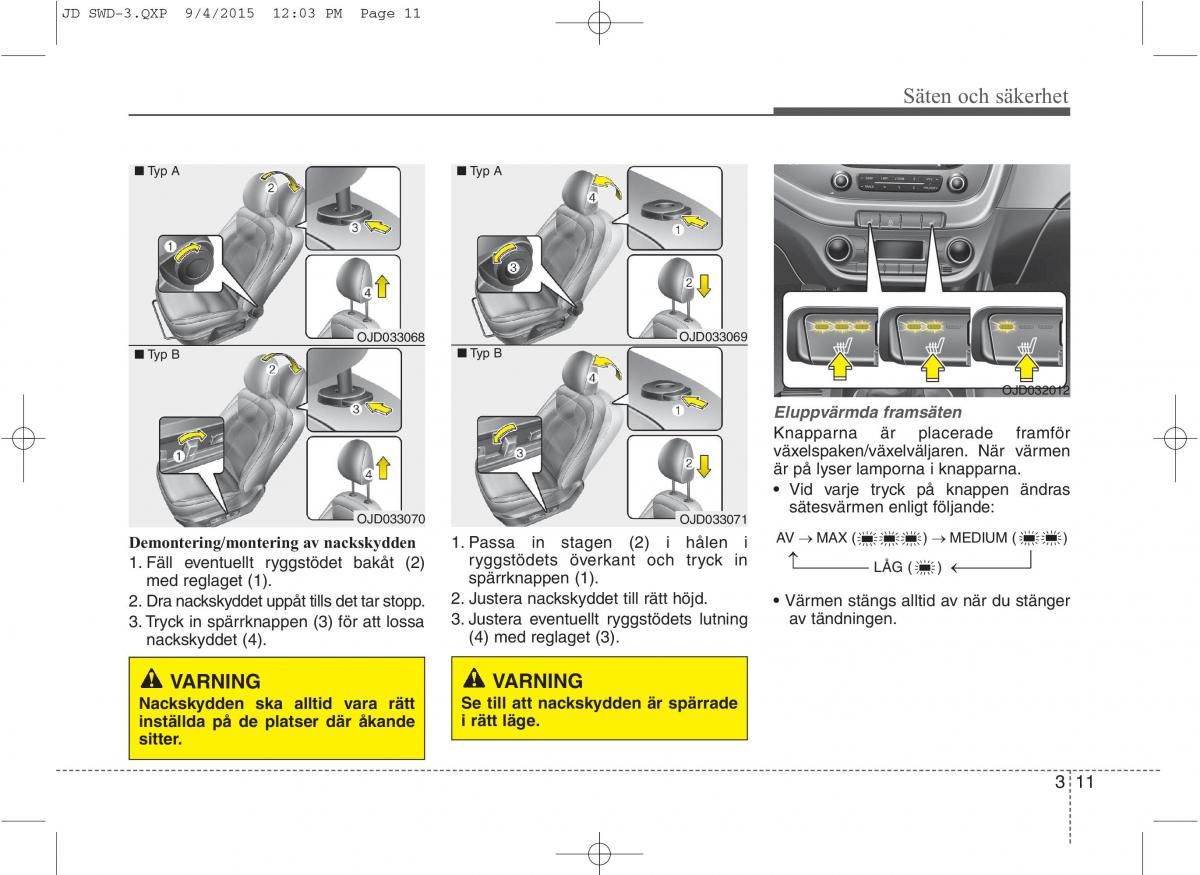 KIA Ceed II 2 instruktionsbok / page 28