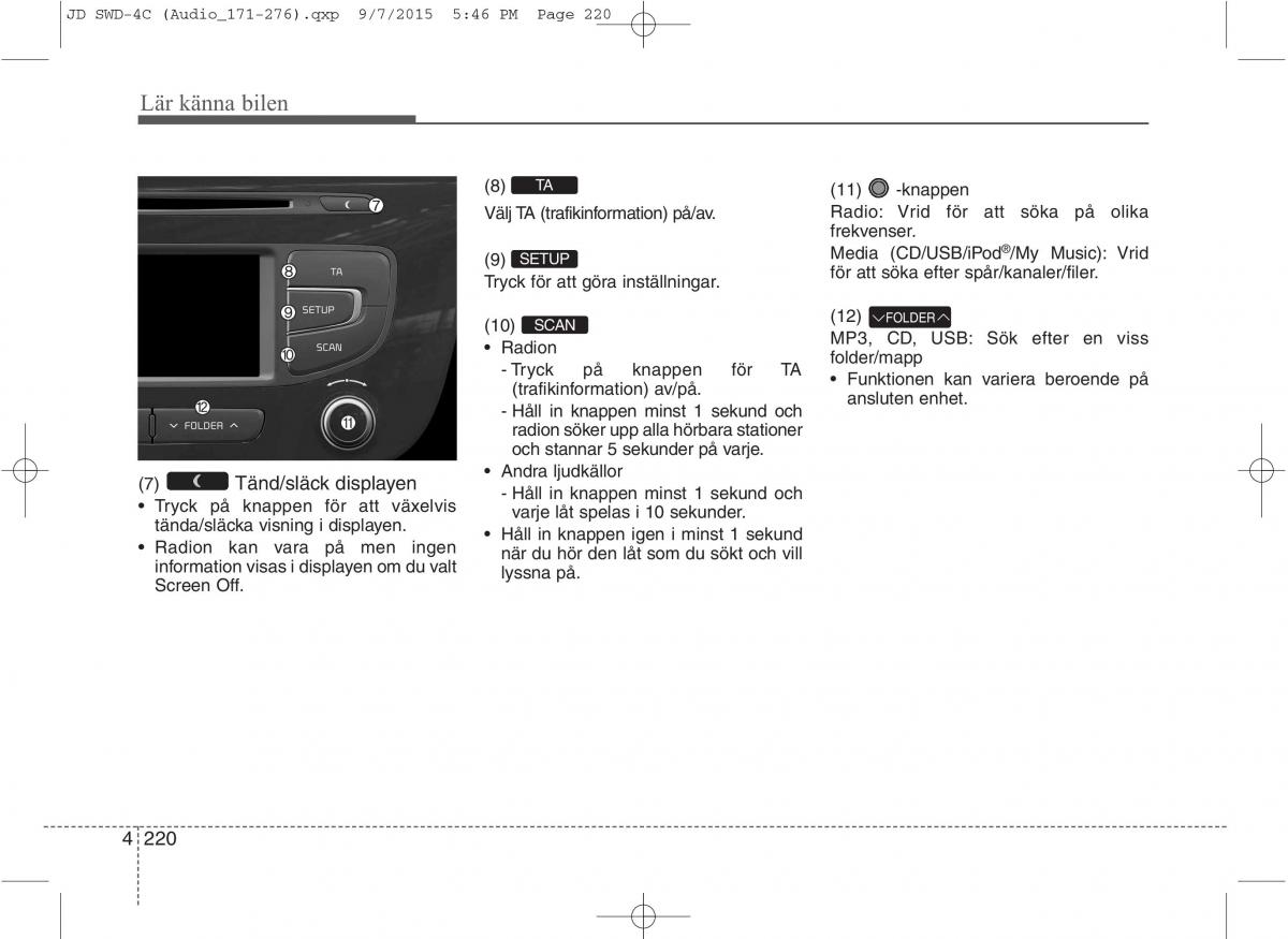 KIA Ceed II 2 instruktionsbok / page 291