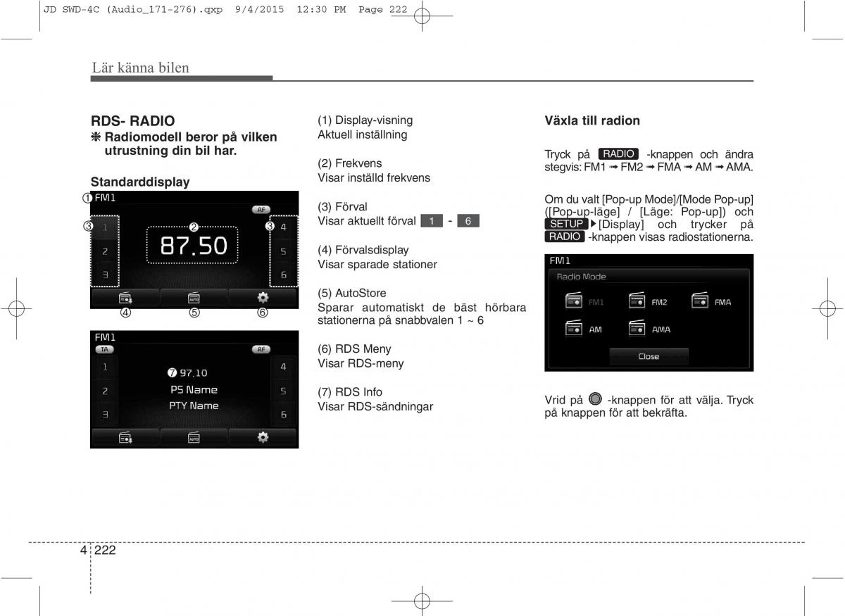 KIA Ceed II 2 instruktionsbok / page 293